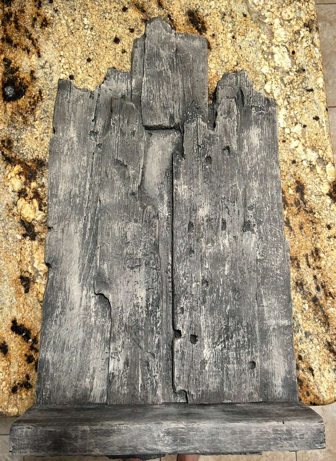 Triple Barnwood - With Shelf